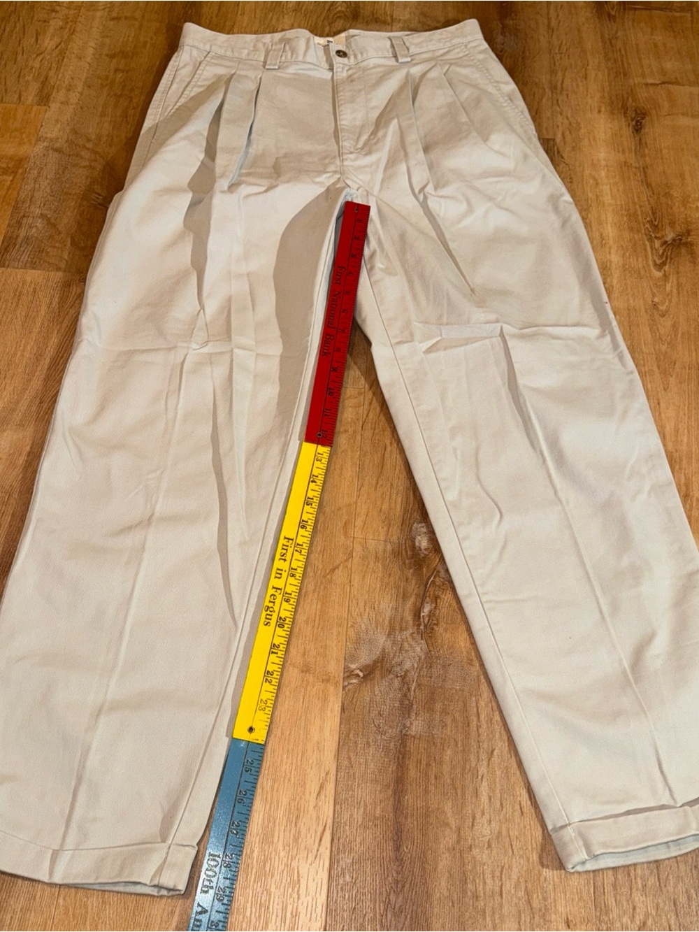GAP Baggy Fit Chino Pants Khaki Tan Casual VTG 90s like sz. 32x30 EUC Skate Punk